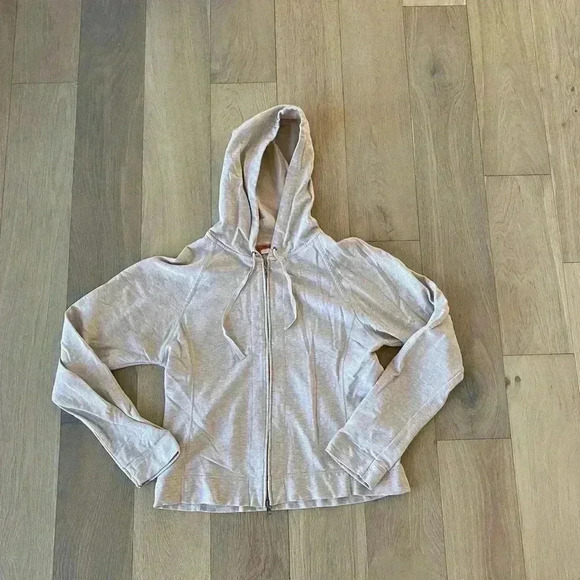 J.Crew. Hooded sweatshirt full zip tan - Picture 1 of 4